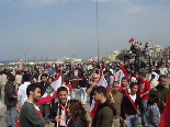 Beirut demonstration against Syrian occupation